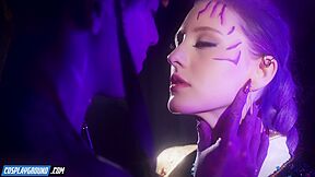 Melody Marks And Titus Low In Mystery Saja Fucks And Fills Her Pussy Up - Kpop Demon Hunters Porn Cosplay Parody