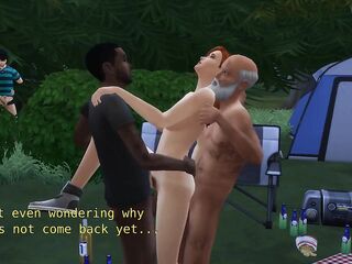 Ddsims - Mamma And Stepdaughter Get Fucked By Homeless Bbc - Sims 4