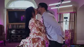 MILF Payton Preslee's big melons get attention at the party