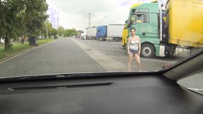 ”Real BITCH Picked up Between Trucks & Get Paid for Sex”