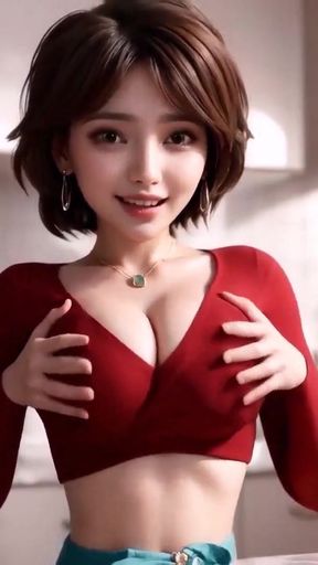 Big Hero 6 Aunt Cass cosplay Sensual Nipple Play and Passionate Kitchen POV Sex Uncensored Hentai AI generated   Clip 2