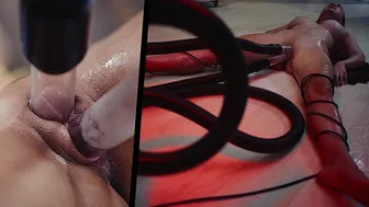 Octokuro's Pussy Pumped and Creampied by Vacuum in Hentai Fantasy