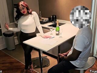 Coco Rains 4K Breasty Real Estate Agent bangs Client to close the Deal