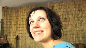 Hot french brunette screwed and filmed