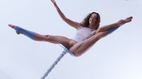 Big tits and small ass but very good gymnast Ursula Fe