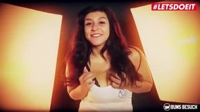 Experience the Thrill: Stunning Tattooed Beauty Gets Wild with a Lucky Fan!
