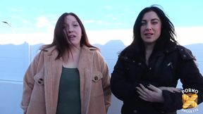 Lily and her friend Sabrina in a very hot threesome