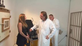 German  girl at gynecologist