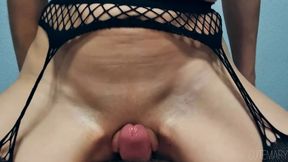 GRINDING AND RUBBING WET PUSSY OF TEEN GIRL WITH HUGE CUM LOAD
