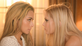 Veronica Leal and Candee Licious licking each other with great pleasure