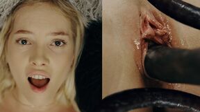 ”Sex Addict Blonde Influencer Bella Spark Fucks Her Pet Alien Monster”