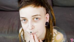 Anal Fucked Hippie Teen Cums Hard