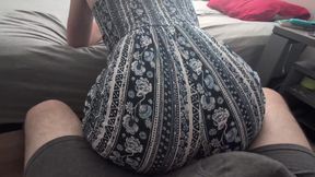 Teasing and Grinding on His Boxers