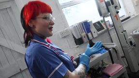 Nurse Ruby's Degrading Vaginal Exam: Pierced Slut Rosa Inspected, Stretched &amp; Broken in Medical Room