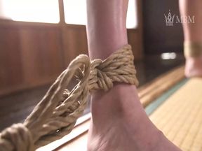 Beautiful Slender Wife with Big Tits Is Tied up Today and Gets Cum Shot