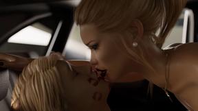 ”Loving Stepmum Surprises  Boy With Slow-Deep Penetration in the Backseat”