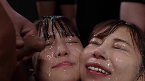 Hot Asian Lesben - Lesbian Sex For women plus bukakke cumshots