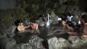 Banzai Bukkake: Horny Cucks Watch Gang Bang in Japanese Onsen