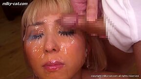 Japanese Blonde Bukkake