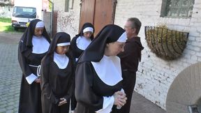 Nun loves fuck outdoor