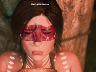 Learning Tribal Ways with Lara Croft ( Simulator 3D )