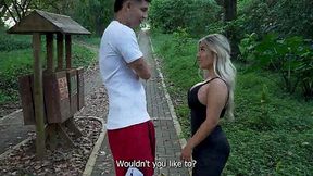 Blonde Bombshell Bounces on Massive Dick, Thick Latina Gets Pounded
