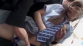 Asian Bus Gropping