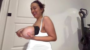 Huge Milky Boobs