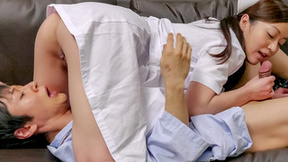 ”Japanese nurse Maria Ono gives handjob & gets screwed”