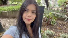 Latina Pornstar Picks up Guy in Public Park to Film Porn