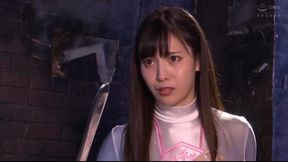 Bound Brunette in Bandages: Japanese Cosplay BDSM