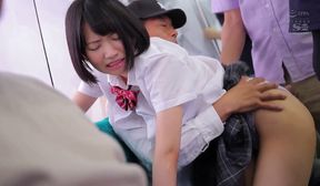beautiful japanese teen taken on the bus (720)