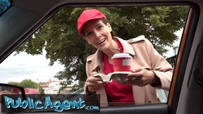 I offered this shy waitress more than just the tip - Public Sex
