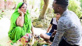 TWO DESI BOYZ DOING FUN WITH HIS GRAND MOM, HARDCORE SEX