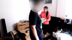 latina maid with huge ass takes a pounding