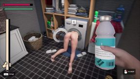 Complete Gameplay - Stepmom got stuck in the Washing Machine