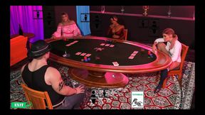 Nasty City HENTAI Game Ep.2 Strip poker and Homemade GLORYHOLE FOOTJOB !