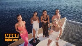 Awesome Bachelorette Foursome with Alexa Flexy, Lia Lin and May Thai