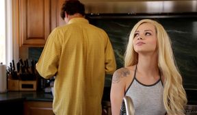 elsa jean - taking care of her step dad