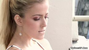 His blonde girlfriend cheats with older man