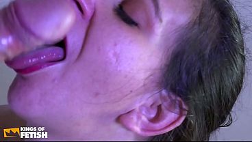 Brunette patient pisses after getting deep anal fuck from her older doctor