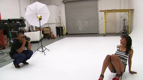 Photo shooting with Prosha - she gets fucked afterwards