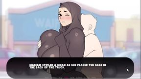 Hijab Milf Next Door - how far will she go