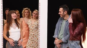 Alice & Salvo Play Tinder For A Climactic Threesome