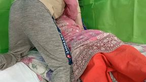 Bengali Hijabi Bhabi Enjoying With Her Debor.