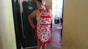 I Hired This Maid, She Came in Short Lingerie, What a Big Ass She Has