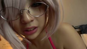 Ravishing Brunette's Japanese Cosplay Orgasm Advancing Party