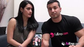 Unscripted Spanish babe Bianca welcomes fucked in front of her boyfriend