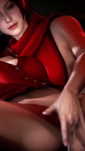 Resident Evil Ada Wong cosplay Dreamy Lesbian Pleasure Uncensored Hentai AI generated   Clip 1