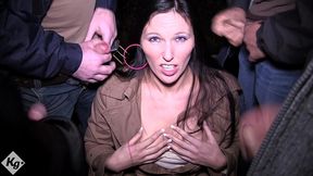 dirty milf wife sammie pie enjoys her fist dogging mission and loves sucking off strangers cocks